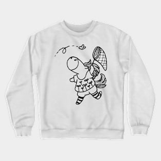 Hand Drawn Cute Animals Crewneck Sweatshirt